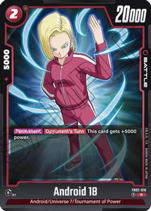 Android 18 - FB02-016 / Rare / FB2