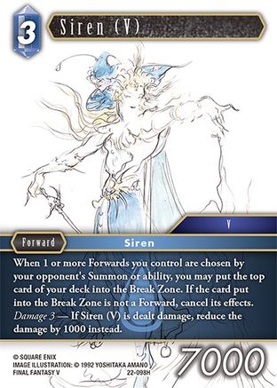 Siren (V) (22-098H) - Hidden Hope Foil
