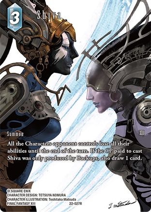 Shiva (Full Art) (22-027R) - Hidden Hope Foil