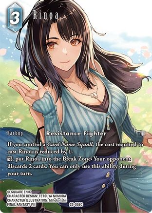 Rinoa (Full Art) (22-036C) - Hidden Hope Foil