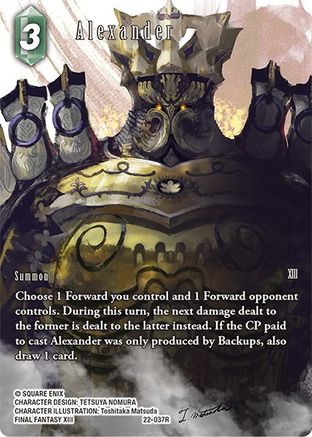 Alexander (Full Art) (22-037R) - Hidden Hope Foil