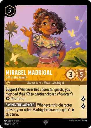 Mirabel Madrigal - Gift of the Family / Super Rare / LOR4 (FOIL)