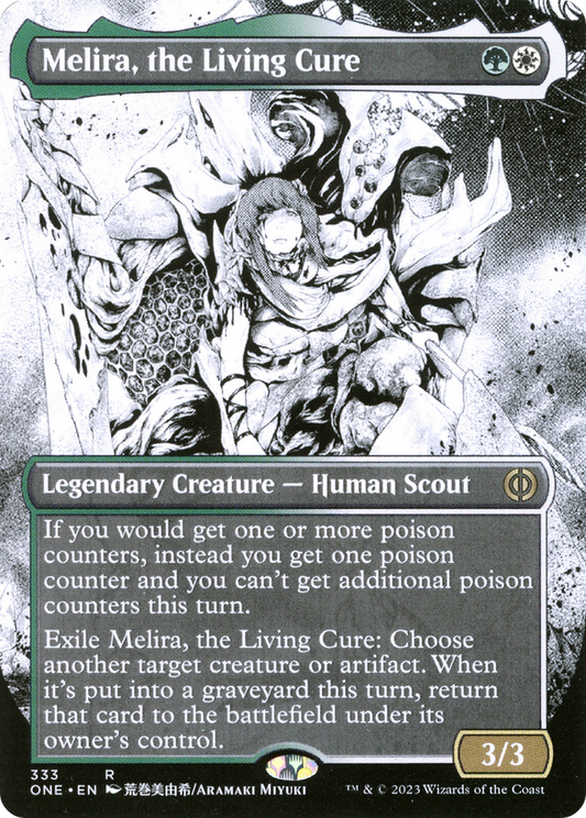 Melira, the Living Cure (ONE-333) - Phyrexia: All Will Be One: (Showcase) (Borderless)