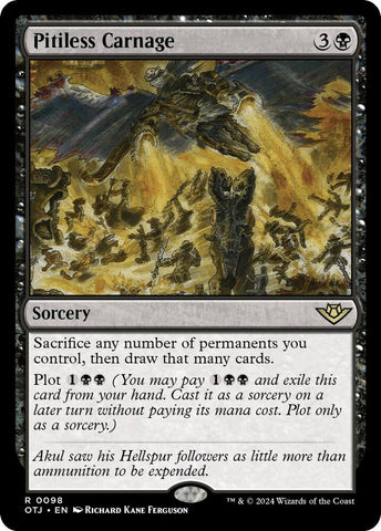 Pitiless Carnage / Rare / OTJ