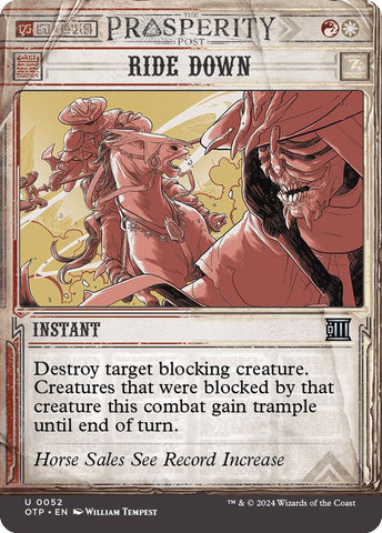 Ride Down / Uncommon / OTP (FOIL)
