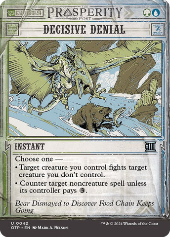 Decisive Denial / Uncommon / OTP (FOIL)