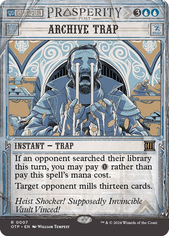Archive Trap / R / OTP