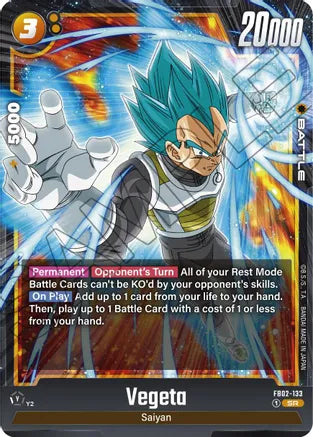 Vegeta - FB02-133 / Super Rare / FB2