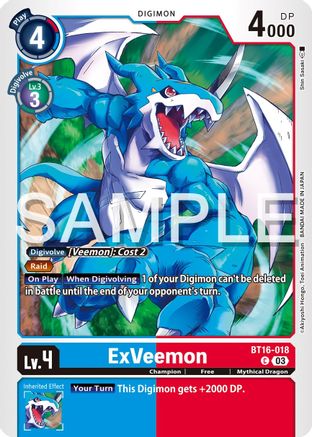 ExVeemon (BT16-018) - Beginning Observer