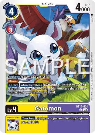 Gatomon / Uncommon / BT16