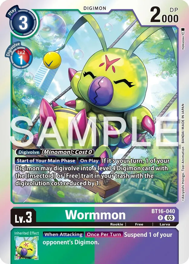 Wormmon / Rare / BT16