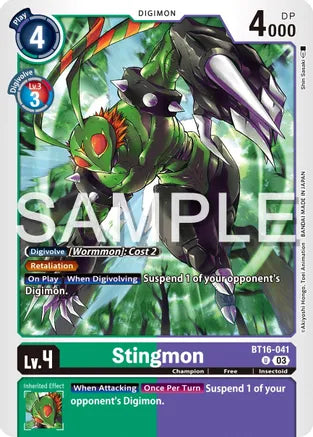 Stingmon / Uncommon / BT16