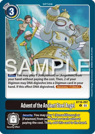 Advent of the Ancient Steel Angel / Uncommon / BT16