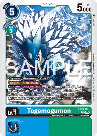 Togemogumon / Common / BT16