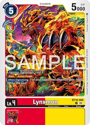 Lynxmon (BT16-009) - Beginning Observer