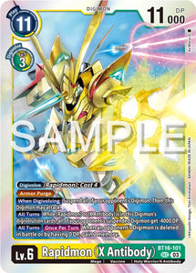 Rapidmon (X Antibody) / Secret Rare / BT16