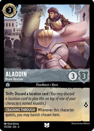 Aladdin - Brave Rescuer / Uncommon / LOR4