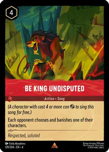 Be King Undisputed / Rare / LOR4 (FOIL)