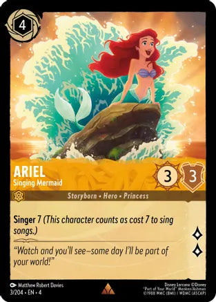 Ariel - Singing Mermaid / Rare / LOR4 (FOIL)