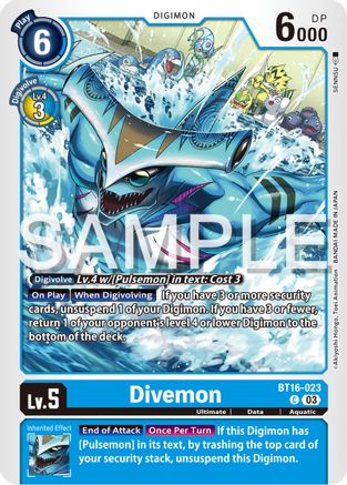 Divemon (BT16-023) - Beginning Observer