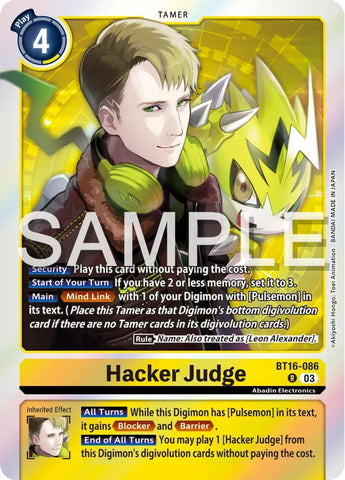 Hacker Judge / Rare / BT16