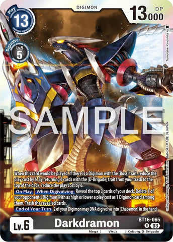 Darkdramon / Rare / BT16