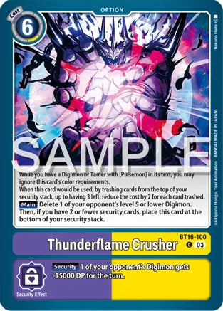 Thunderflame Crusher / Common / BT16