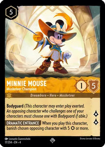 Minnie Mouse - Musketeer Champion / Super Rare / LOR4