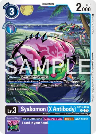 Syakomon (X Antibody) / Uncommon / BT16