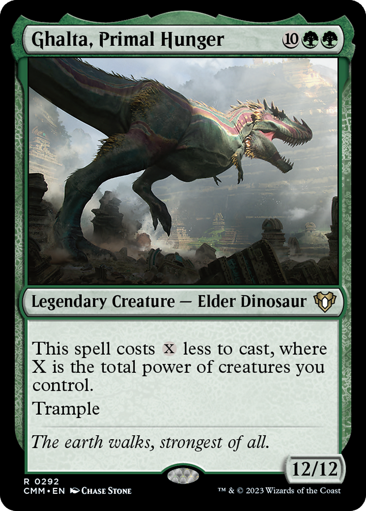 Ghalta, Primal Hunger (CMM-292) - Commander Masters