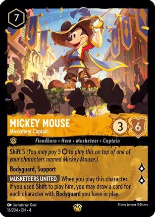 Mickey Mouse - Musketeer Captain / Legendary / LOR4