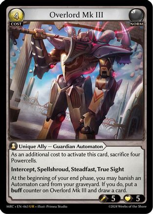 Overlord Mk III (063) - Mercurial Heart