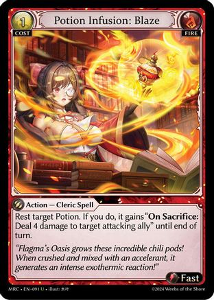 Potion Infusion: Blaze (091) - Mercurial Heart