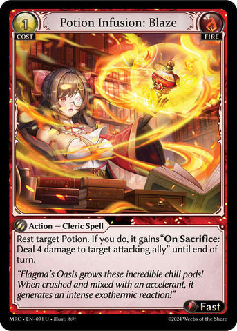 Potion Infusion: Blaze / Uncommon / MRC