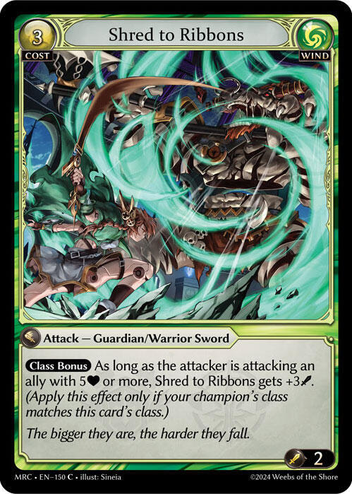 Shred to Ribbons / Common / MRC