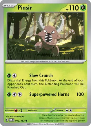 Pinsir - 003/167 / Common / TWM