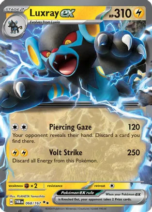Luxray ex - 068/167 / Double Rare / TWM