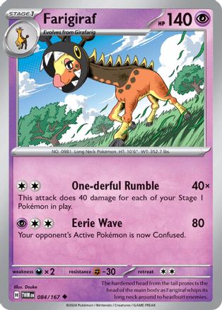 Farigiraf 084/167  SV06 Twilight Masquerade - Uncommon