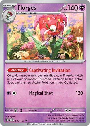 Florges 088/167  SV06 Twilight Masquerade - Uncommon