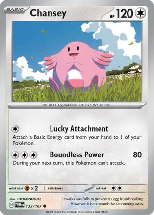 Chansey - 133/167 / Common / TWM