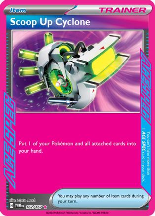 Scoop Up Cyclone 162/167  - Holofoil SV06 Twilight Masquerade - ACE SPEC Rare