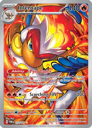 Infernape - 173/167 / Illustration Rare / TWM