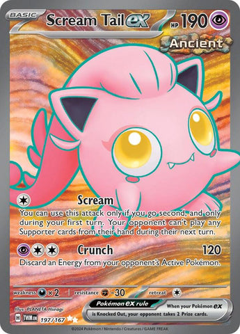 Scream Tail ex - 197/167 / Ultra Rare / TWM