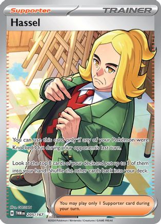 Hassel 205/167  - Holofoil SV06 Twilight Masquerade - Ultra Rare