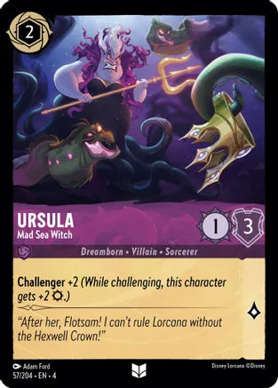 Ursula - Mad Sea Witch / Uncommon / LOR4