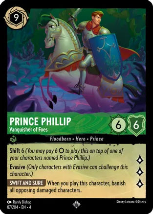 Prince Phillip - Vanquisher of Foes / Super Rare / LOR4