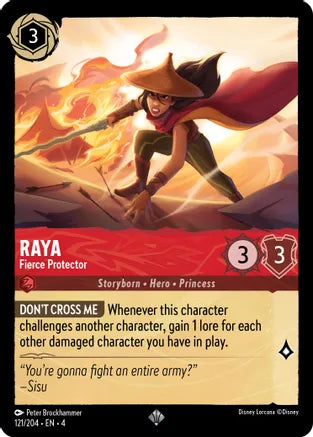Raya - Fierce Protector / Super Rare / LOR4