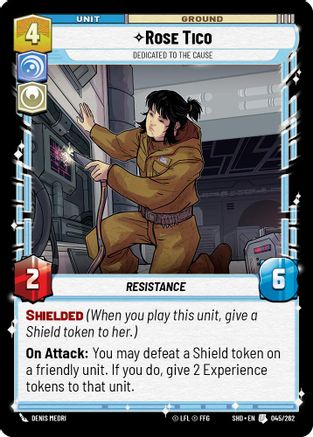 Rose Tico - Dedicated to the Cause (045/262) - Shadows of the Galaxy