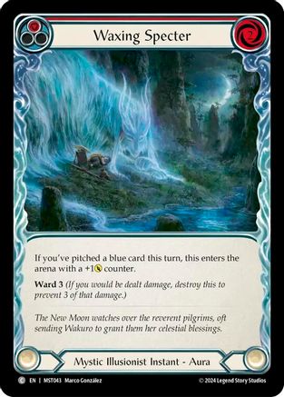 Waxing Specter (Red) (MST043) - Part the Mistveil Rainbow Foil