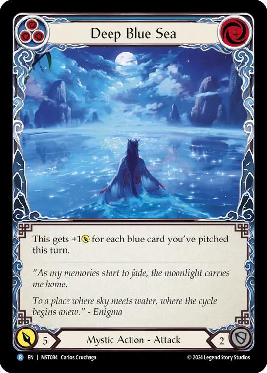 Deep Blue Sea (BLUE) / Rare / MST (FOIL)